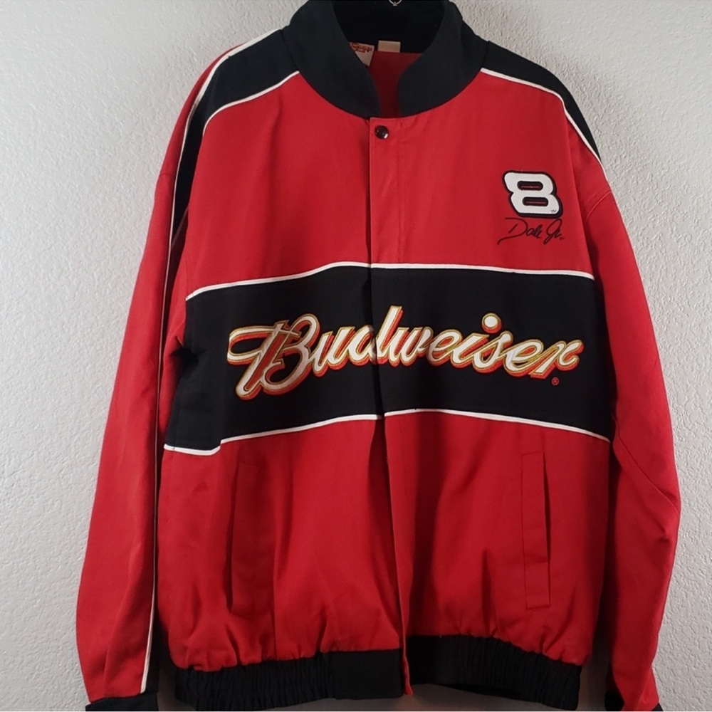 budweiser racing vintage bomber jacket